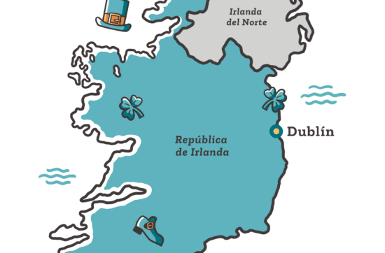 irlanda mapa